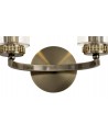 Nina Wall Lamp Switched, 2 x E14, Antique Brass