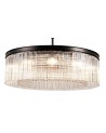 Edith Large Round Pendant, 10 Light E14, Brown Oxide