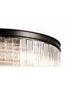 Edith Large Round Pendant, 10 Light E14, Brown Oxide