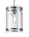 Lily Pendant, 1 Light E27, Polished Chrome