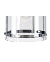 Lily Pendant, 1 Light E27, Polished Chrome