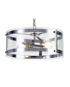 Lily Pendant, 2 Light E27, Polished Chrome
