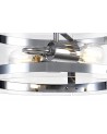 Lily Pendant, 2 Light E27, Polished Chrome