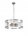 Lily Pendant, 4 Light E27, Polished Chrome