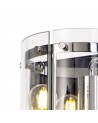 Lily Wall Light, 2 Light E27, Polished Chrome