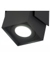 Helena Adjustable Square Spotlight, 1 Light GU10, Sand Anthracite, Cut Out: 62mm