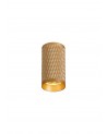 Megan 11cm Surface Mounted Ceiling Light, 1 x GU10, Champagne Gold