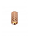 Megan 11cm Surface Mounted Ceiling Light, 1 x GU10, Rose Gold