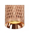 Megan 11cm Surface Mounted Ceiling Light, 1 x GU10, Rose Gold