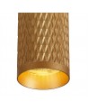 Megan 20cm Surface Mounted Ceiling Light, 1 x GU10, Champagne Gold