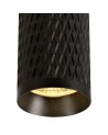 Megan 20cm Surface Mounted Ceiling Light, 1 x GU10, Sand Black