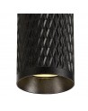 Megan 30cm Surface Mounted Ceiling Light, 1 x GU10, Sand Black