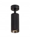 Megan Surface Mounted Spot Light, 1 x GU10, Sand Black