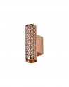 Megan Wall Lamp, 2 x GU10, Rose Gold