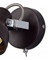 Doyle Adjustable Spotlight, 1 x GU10 (Max 10W LED), Matt Grey/Polished Chrome