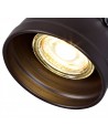 Doyle Adjustable Spotlight, 1 x GU10 (Max 10W LED), Oiled Bronze/Polished Chrome