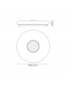 Riley Ceiling, 24W LED, CCT Switchable 3000/4000/6000K, 2032lm, Opal White, 3yrs Warranty