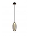 Emilia Pendant, 8W LED, 4000K, 720lm, Smoked/Black, 3yrs Warranty