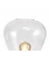 Eliza Narrow Table Lamp, 1 x E27, Antique Brass/Clear Glass