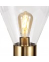 Eliza Narrow Table Lamp, 1 x E27, Antique Brass/Clear Glass
