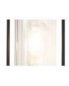 Laura Wall Light, 1 Light E27, Black/Clear Glass