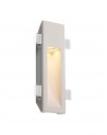 Alisha Medium Recessed Wall Lamp, 1 x GU10, White Paintable Gypsum, Cut Out: L:353mmxW:103mm