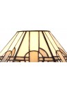 Aztek, Tiffany 30cm Non-electric Shade Suitable For Pendant/Ceiling/Table Lamp, White/Grey/Black/Clear Crystal