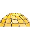 Morgan, Tiffany 30cm Non-electric Shade Suitable For Pendant/Ceiling/Table Lamp, Beige/Clear Crystal