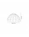 Morgan, Tiffany 30cm Non-electric Shade Suitable For Pendant/Ceiling/Table Lamp, Beige/Clear Crystal