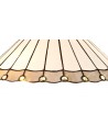 Morgan Tiffany 40cm Shade Only Suitable For Pendant/Ceiling/Table Lamp, Grey/Cream/Crystal