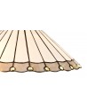 Morgan Tiffany 40cm Shade Only Suitable For Pendant/Ceiling/Table Lamp, Grey/Cream/Crystal
