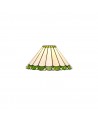 Morgan Tiffany 30cm Non-Electric Shade, Green/Cream/Crystal
