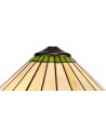 Morgan Tiffany 40cm Shade Only Suitable For Pendant/Ceiling/Table Lamp, Green/Cream/Crystal