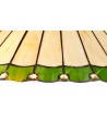 Morgan Tiffany 40cm Shade Only Suitable For Pendant/Ceiling/Table Lamp, Green/Cream/Crystal