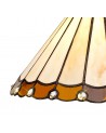 Morgan Tiffany 30cm Non-Electric Shade, Amber/Cream/Crystal