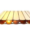 Morgan Tiffany 40cm Shade Only Suitable For Pendant/Ceiling/Table Lamp, Amber/Cream/Crystal