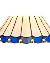 Morgan Tiffany 30cm Non-Electric Shade, Blue/Cream/Crystal