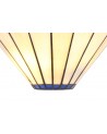 Morgan Tiffany Wall Lamp, 2 x E14, Blue/Cream/Crystal