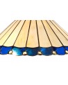 Morgan Tiffany 40cm Shade Only Suitable For Pendant/Ceiling/Table Lamp, Blue/Cream/Crystal