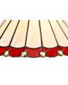 Morgan Tiffany 30cm Non-Electric Shade, Red/Cream/Crystal