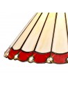 Morgan Tiffany 30cm Non-Electric Shade, Red/Cream/Crystal