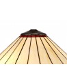 Morgan Tiffany 40cm Shade Only Suitable For Pendant/Ceiling/Table Lamp, Red/Cream/Crystal