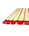 Morgan Tiffany 40cm Shade Only Suitable For Pendant/Ceiling/Table Lamp, Red/Cream/Crystal