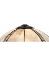 Morgan, Tiffany 30cm Non-electric Shade Suitable For Pendant/Ceiling/Table Lamp, Blue/Clear Crystal