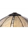 Morgan, Tiffany 40cm Shade Only Suitable For Pendant/Ceiling/Table Lamp, Blue/Clear Crystal