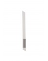 Matilda Wall Lamp, 8W LED, 3000K, 560lm, Sand White/Polished Chrome, 3yrs Warranty