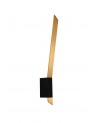 Matilda Wall Lamp, 8W LED, 3000K, 560lm, Satin Gold/Sand Black, 3yrs Warranty