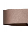 Evelyn Wall Lamp, 6W LED, 3000K, 480lm, Satin Brown/Polished Chrome, 3yrs Warranty