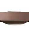 Evelyn Wall Lamp, 6W LED, 3000K, 480lm, Satin Brown/Polished Chrome, 3yrs Warranty