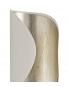 Adeline Wall Lamp, 8W LED, 3000K, 640lm, White/Silver Leaf, 3yrs Warranty